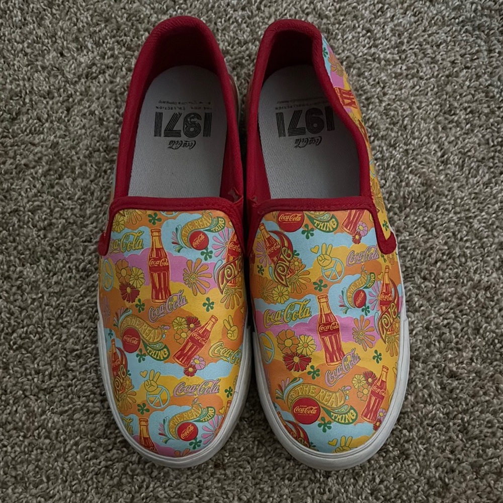 Rare Coca Cola 1971 Unity Collection shoes US8